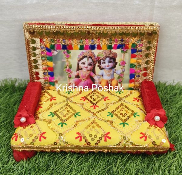 B -2 Janmashthami Special Beautiful Singhasan For Laddu Gopalji