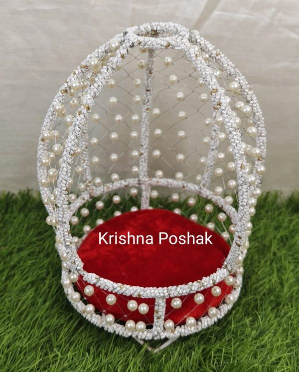 B - 6 Janmashthami Special Beautiful Singhasan For Laddu Gopalji - Image 4