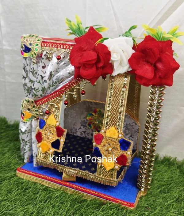 A-6 Janmashthami Special Beautiful Jhula For Laddu Gopalji - Image 5