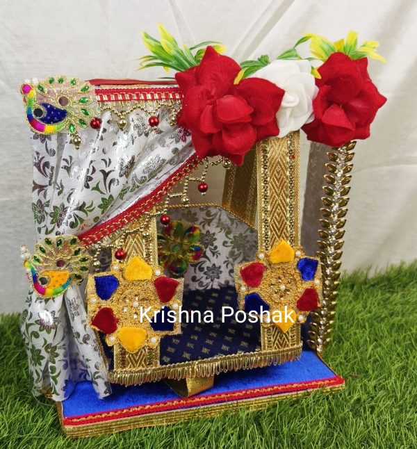 A-6 Janmashthami Special Beautiful Jhula For Laddu Gopalji - Image 4