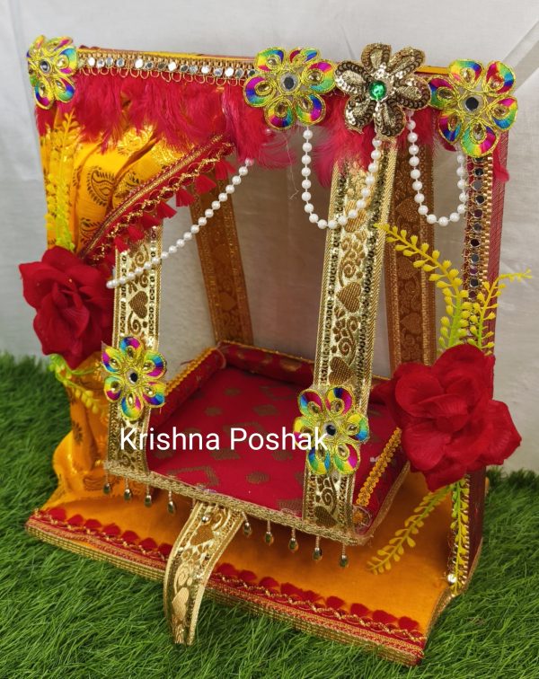 A-4 Janmashthami Special Beautiful Jhula For Laddu Gopalji - Image 4