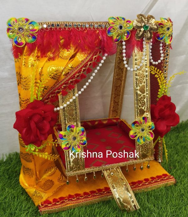 A-4 Janmashthami Special Beautiful Jhula For Laddu Gopalji - Image 3