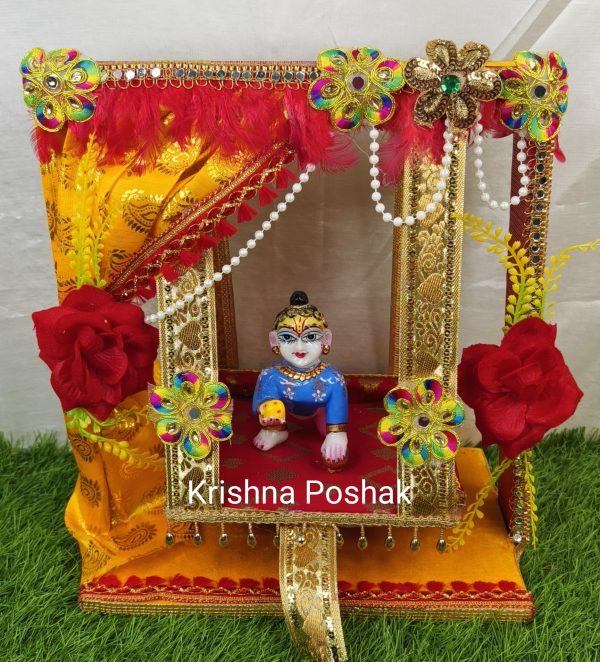 A-4 Janmashthami Special Beautiful Jhula For Laddu Gopalji