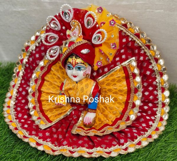 A13 - Janmasthami Special Beautiful Poshak For Laddu Gopalji - Image 4