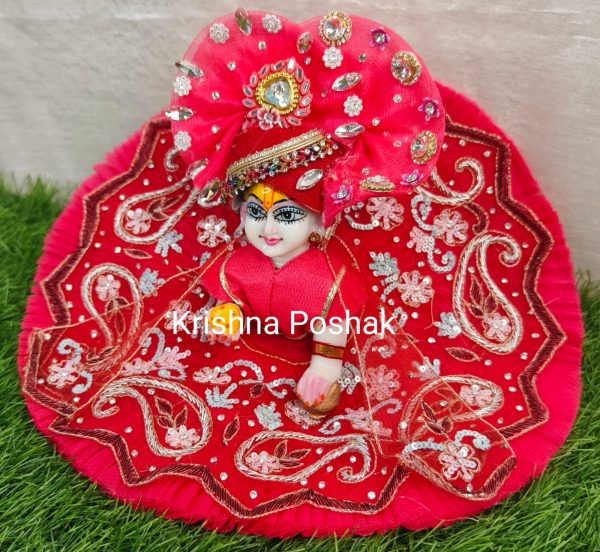 A18 - Janmasthami Special Beautiful Poshak For Laddu Gopalji - Image 4