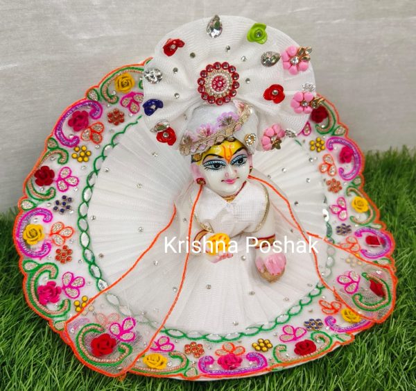 A1 - Janmasthami Special Beautiful Poshak For Laddu Gopalji - Image 3