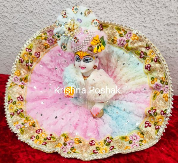 Premium Quality Velvet Poshak With Mukut – KP8 - Image 3