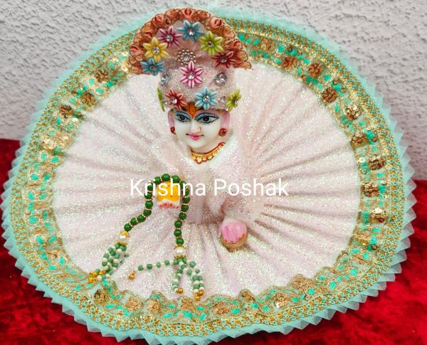 Premium Quality Velvet Poshak With Mukut – KP10 - Image 4