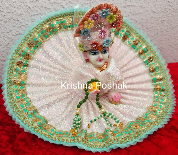 Premium Quality Velvet Poshak With Mukut – KP10 - Image 3