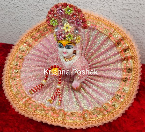 Premium Quality Velvet Poshak With Mukut – KP11 - Image 3
