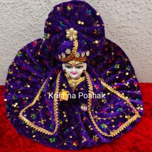 Premium Quality Velvet Poshak With Mukut – KP12