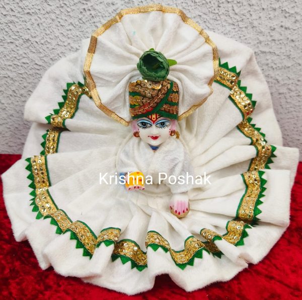 Premium Quality Velvet Poshak With Mukut - KP1