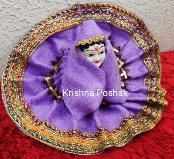 Premium Quality Velvet Poshak With Ponchu – KP32 - Image 3