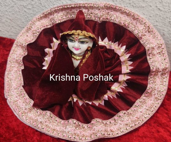 Premium Quality Velvet Poshak With Ponchu – KP35 - Image 2