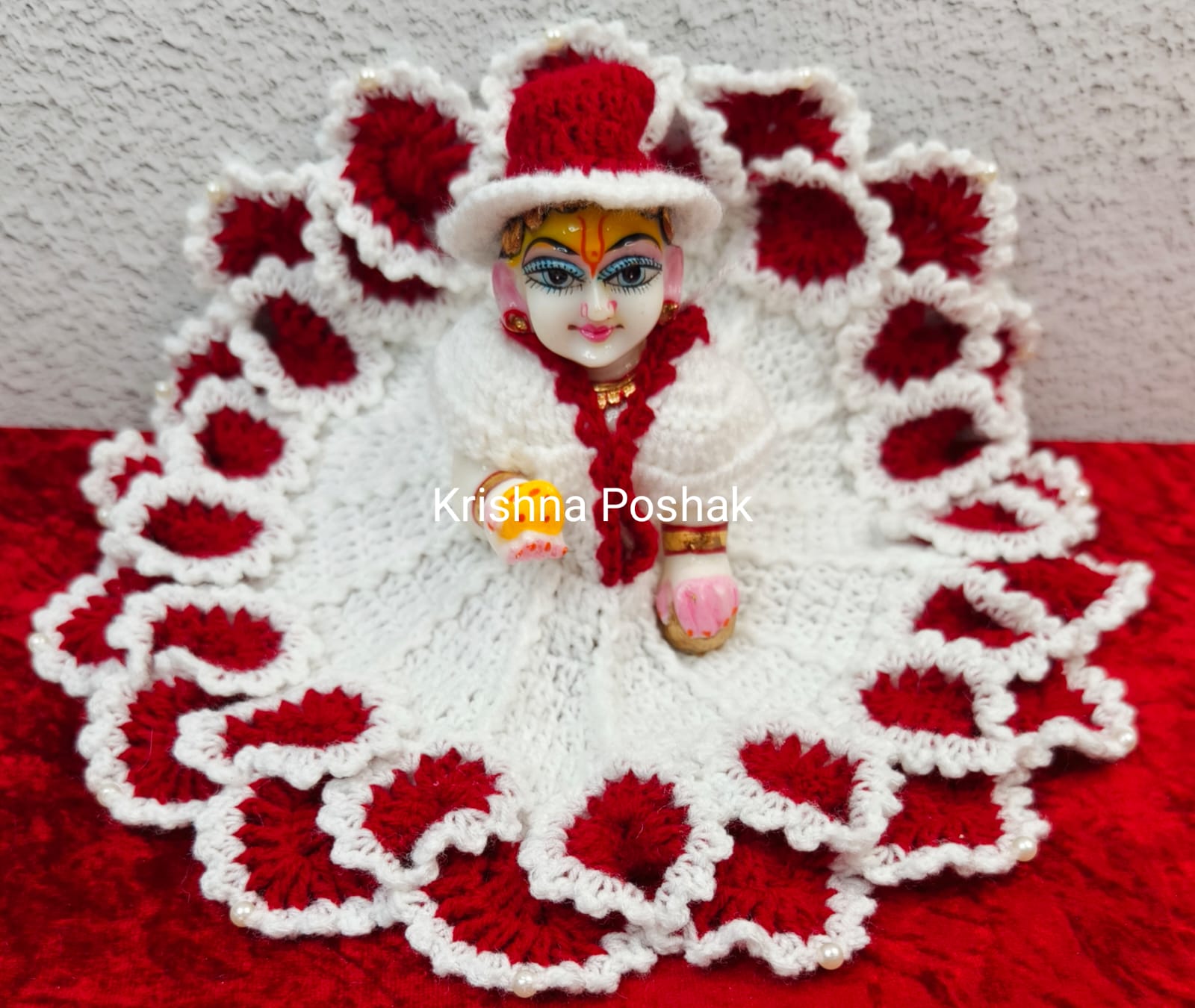 Premium Quality Baby WOOL / Vardhhaman Quality Sweaters For Ladoo Gopal JI –KP2028 - Image 2