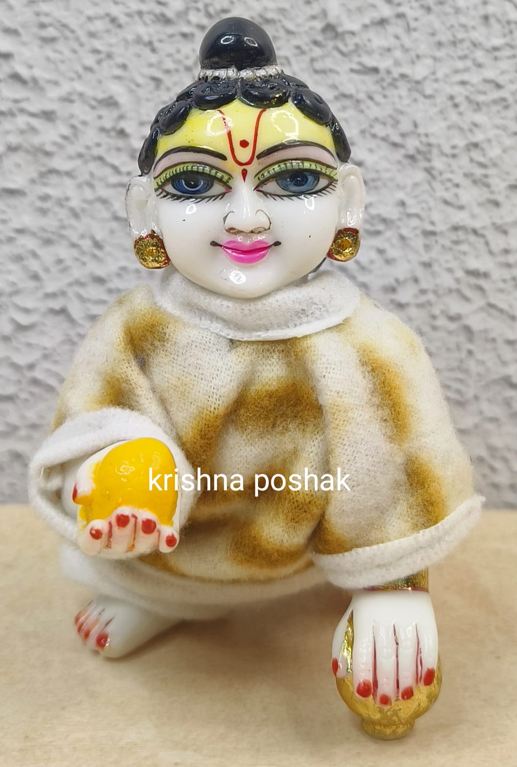 Beautiful Winter Night Suit For Laddu Gopalji- 8 - Image 4