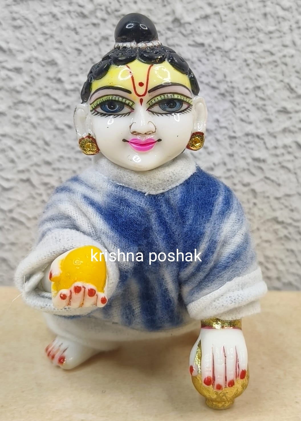 Beautiful Winter Night Suit For Laddu Gopalji- 8 - Image 5