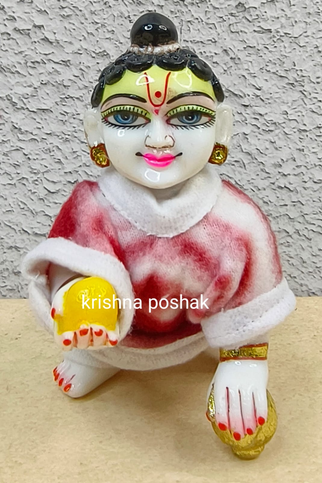 Beautiful Winter Night Suit For Laddu Gopalji- 8 - Image 7