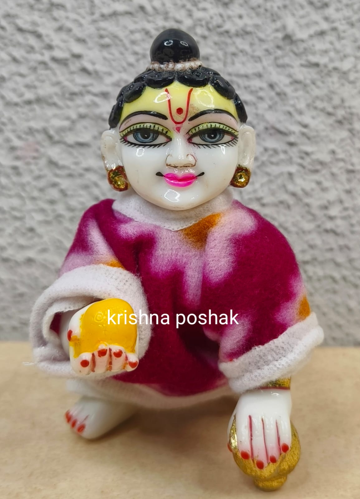 Beautiful Winter Night Suit For Laddu Gopalji- 8 - Image 8