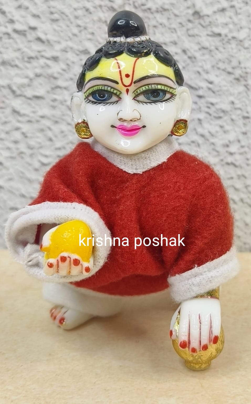 Beautiful Winter Night Suit For Laddu Gopalji- 8 - Image 6