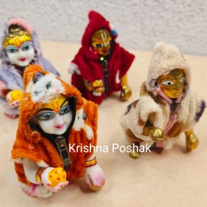 Beautiful Jacket Hoodies With Lowers For Laddu Gopalji- 4