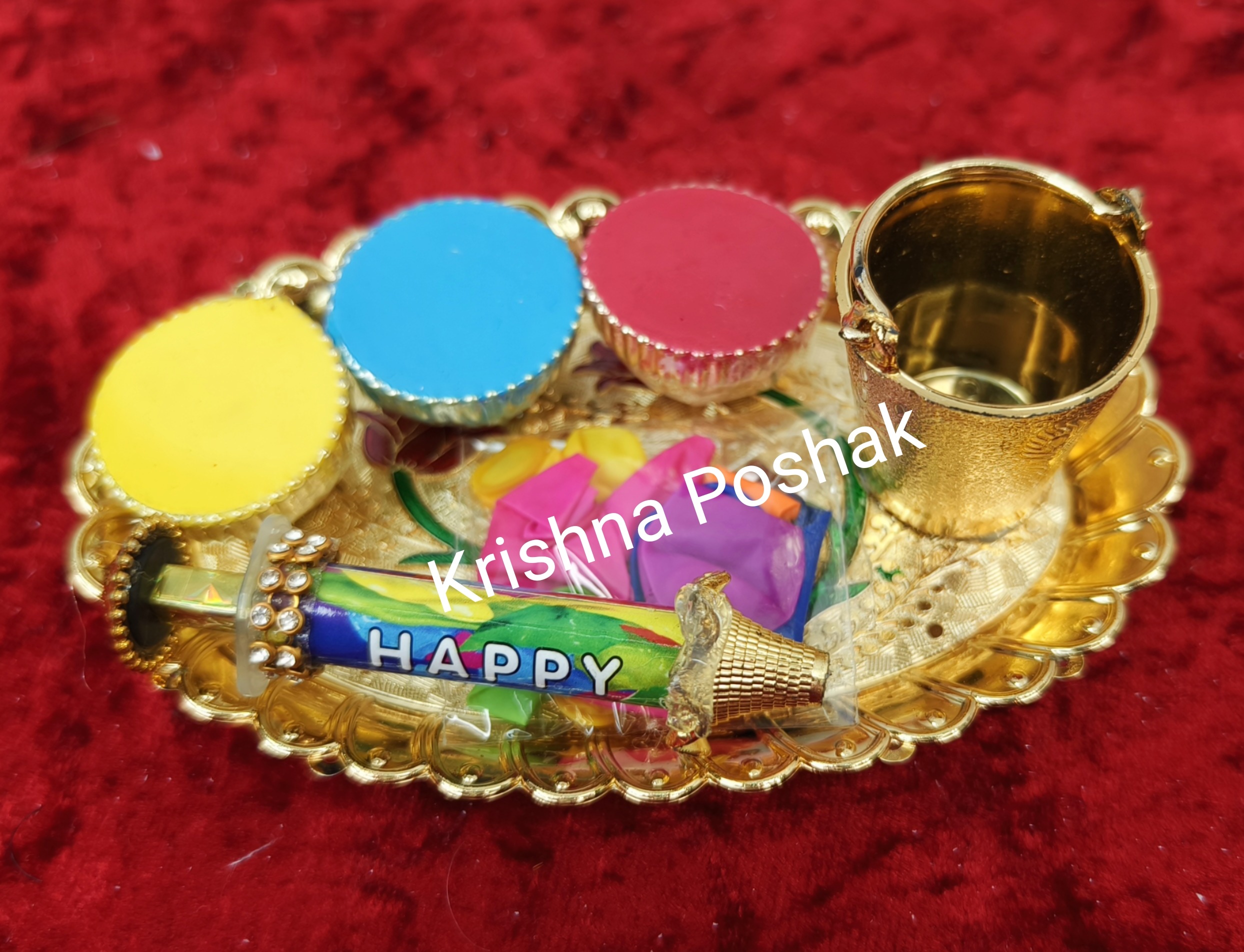 Holi Platter For Laddu Gopalji - 2026/2